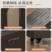 小户型家用岩板自动上下水功夫茶几茶台一体可移动阳台迷你小茶桌