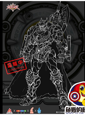 Snap 响指动漫 铠甲勇士 雪獒侠 究极合金版 可动 合金成品模型