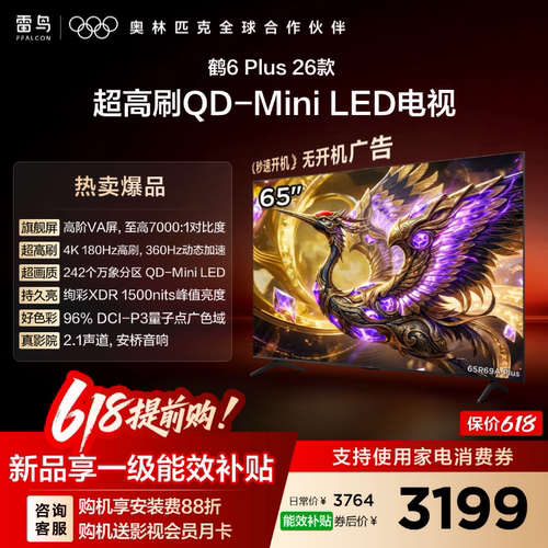 雷鸟鹤6PLUS26款65英寸电视