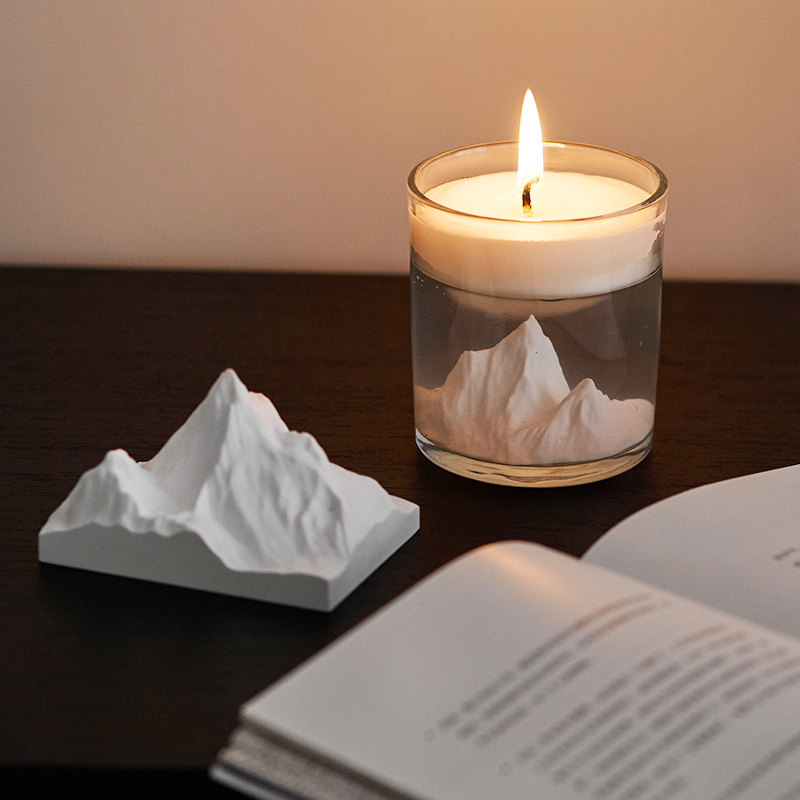 日照金山扩香石香薰蜡烛