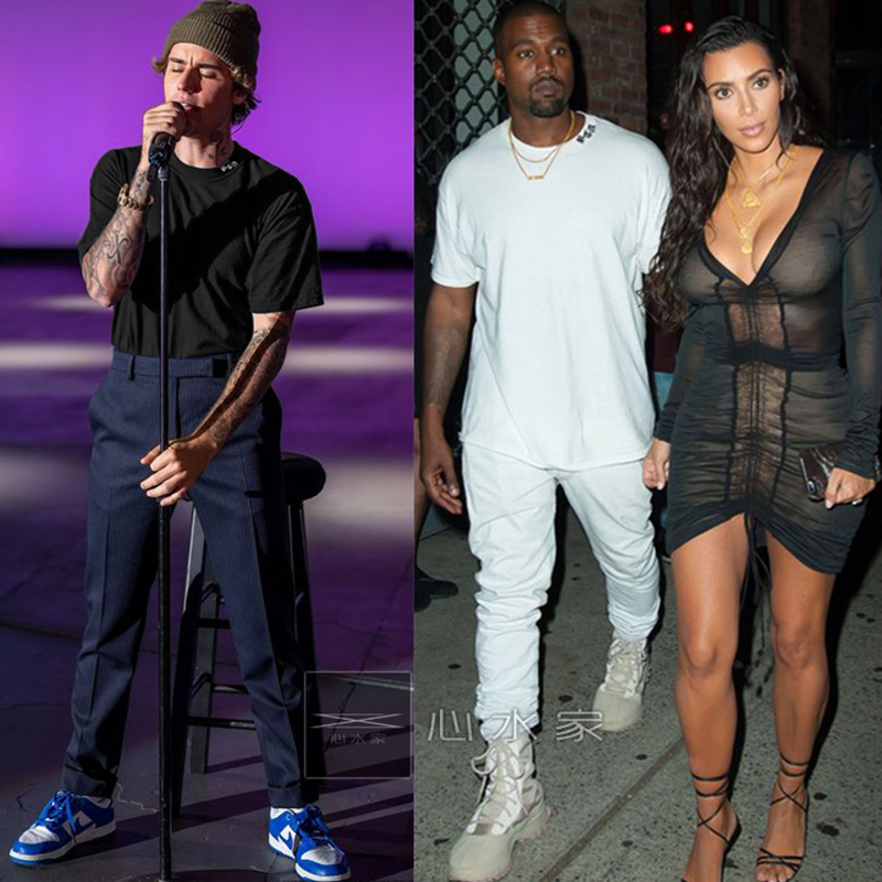 法系高街奢品进口刺绣微落肩t恤