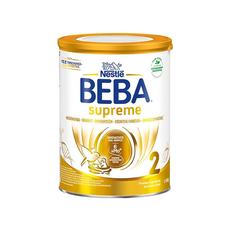 德国雀巢BEBA贝巴至尊婴幼儿奶粉2段小分子蛋白800g