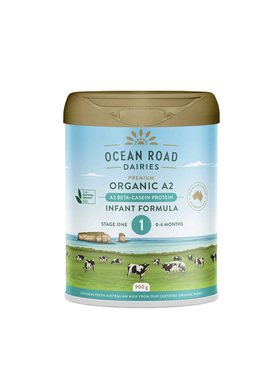OCEAN ROAD DAIRIES大洋路 有机A2婴幼儿奶粉1段 900g 单罐&多罐