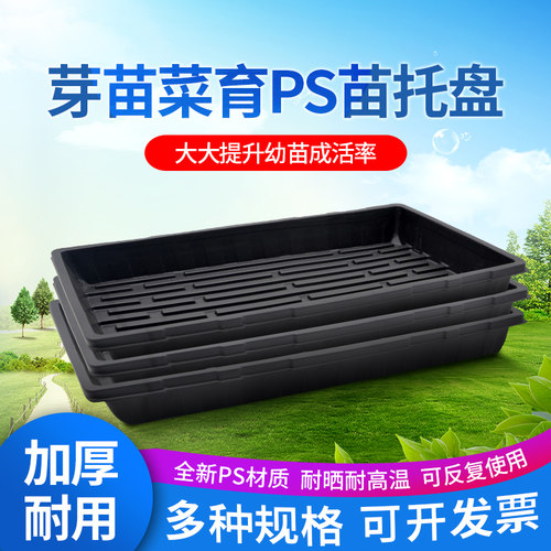 加厚多肉方形塑料盆育苗盘