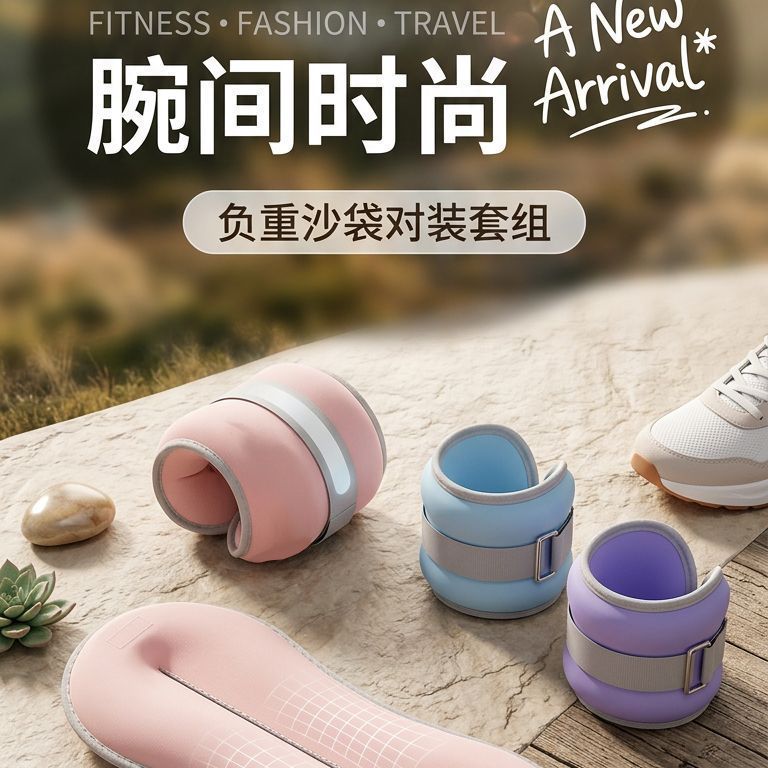负重沙袋绑腿男女生手腕
