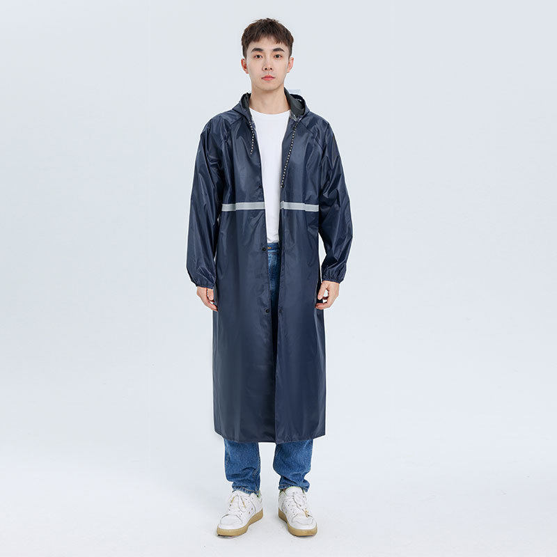 长款大褂连体雨衣户外防
