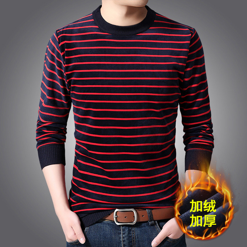 屈臣保罗双面绒T恤 专柜正品高档加绒加厚卫衣法迪侬