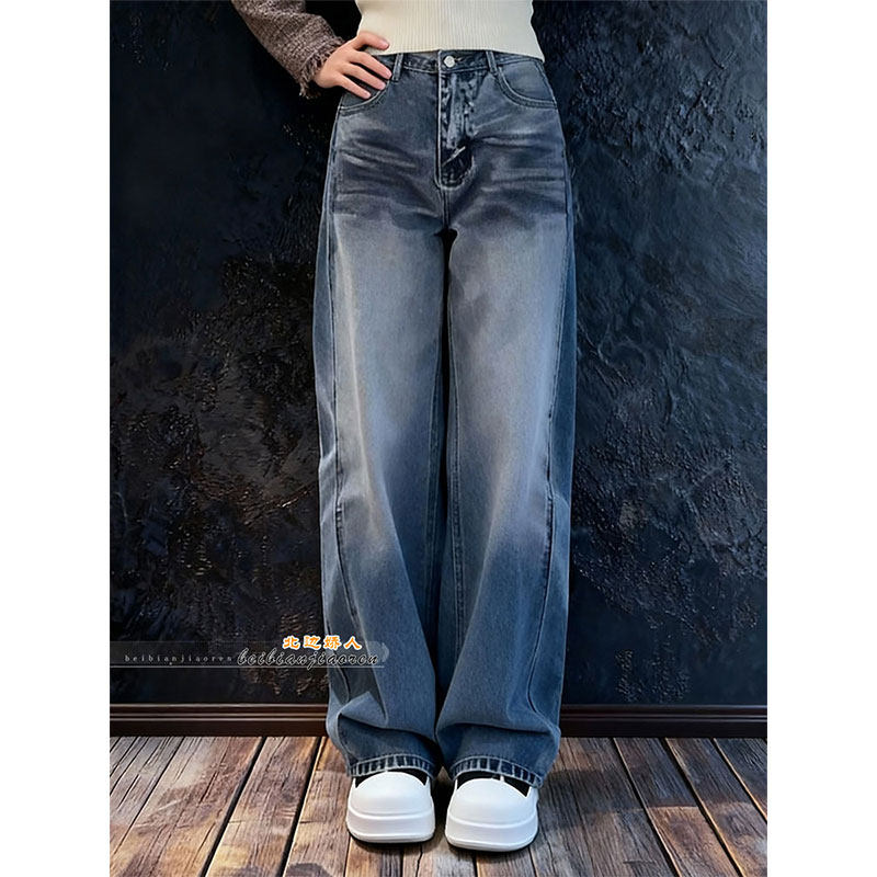 大码时尚洋气花朵刺绣直筒牛仔裤女2026早春胖mm显瘦遮肉百搭长裤,女装/女士精品,大码裤装,淘宝优惠券,粉丝福利购,淘宝优惠卷