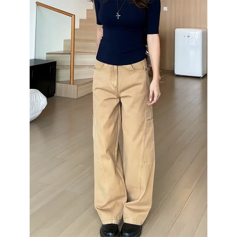 牛仔裤女小众潮牌美式复古2025