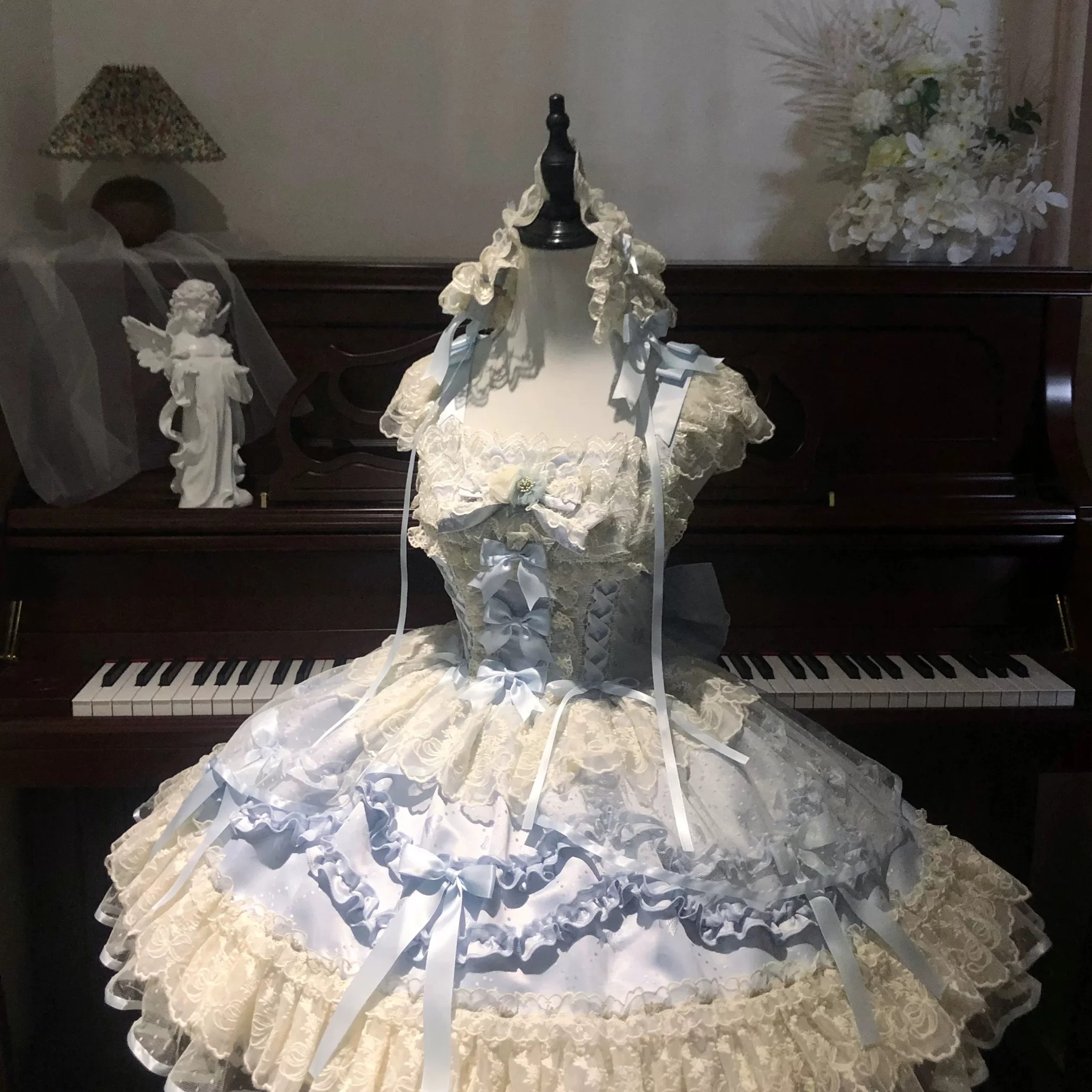 新品Lolita芭蕾风jsk吊带连衣裙