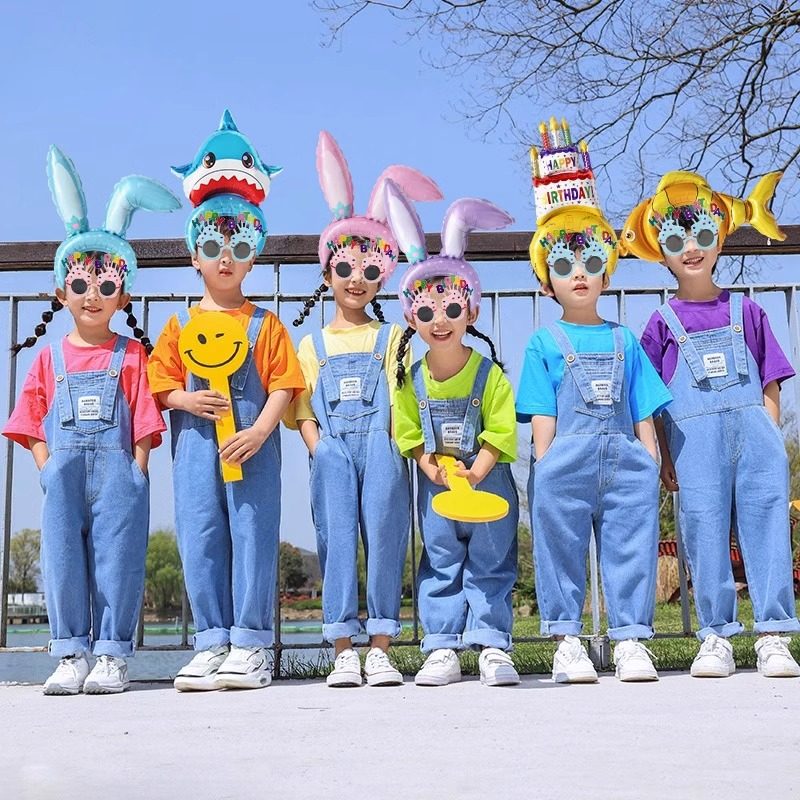 儿童生日派对可爱卡通充气头饰发箍气球幼儿园节日小礼品帽子装饰,节庆用品/礼品,气球,淘宝优惠券,粉丝福利购,淘宝优惠卷