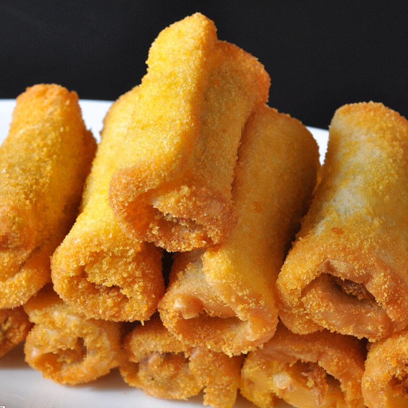 阿诺绿茶芋卷10个速冻香芋卷冷冻油炸小吃酒店饭店餐饮半成品点心