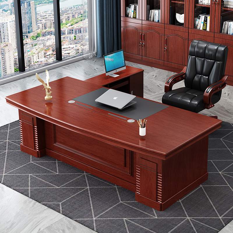 简约现代新中式办公室老板桌