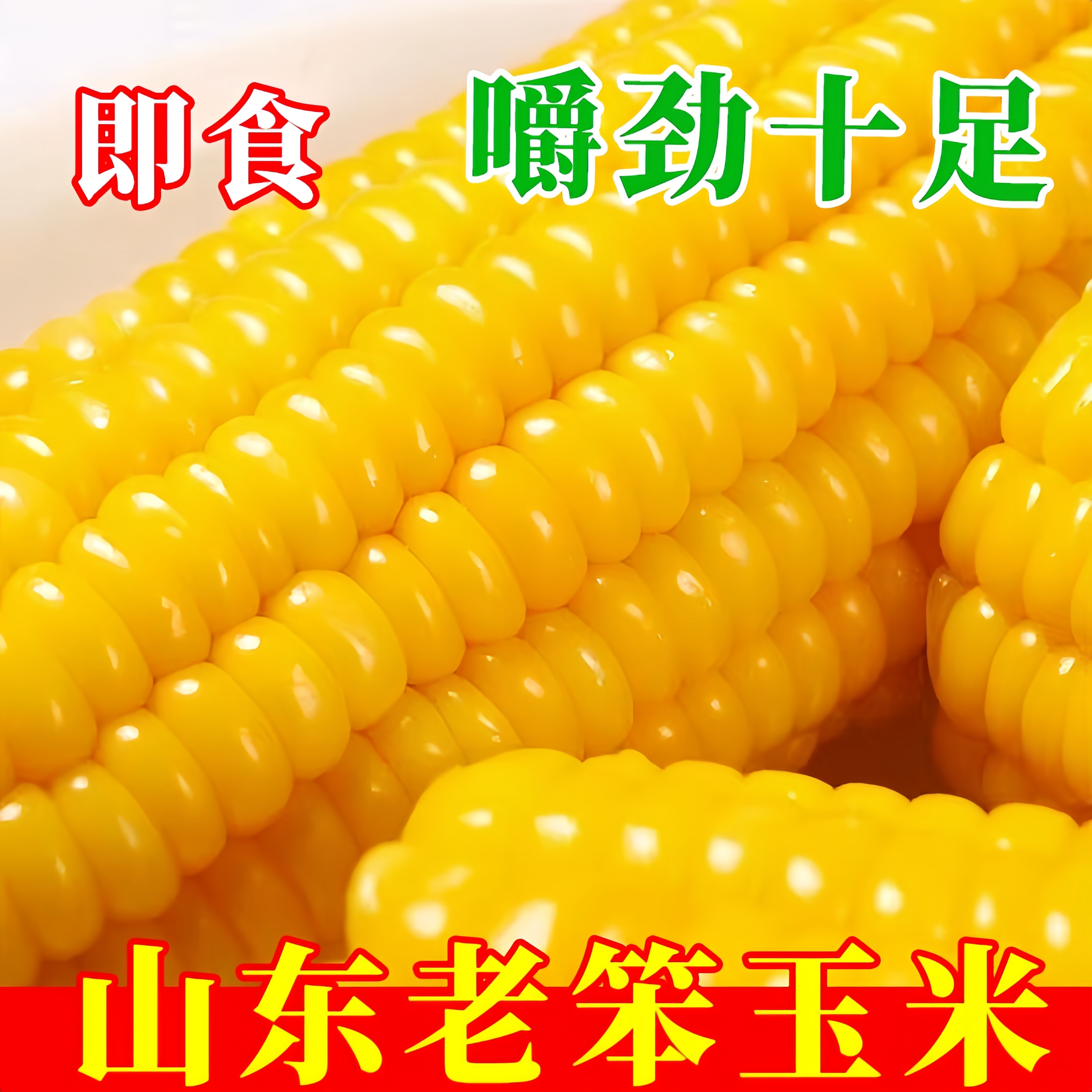 真空传统老式笨玉米即食10根山东农家免蒸煮熟西沂州代餐健身