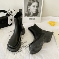Martens, модные короткие сапоги в английском стиле на платформе, популярно в интернете, в британском стиле, коллекция 2022