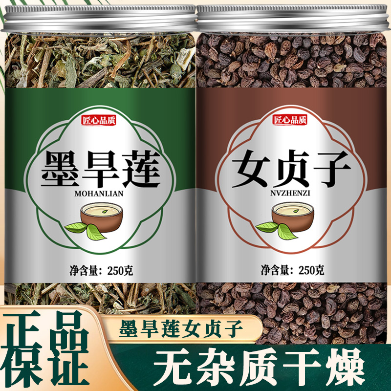 女贞子和墨旱莲组合正品中药材