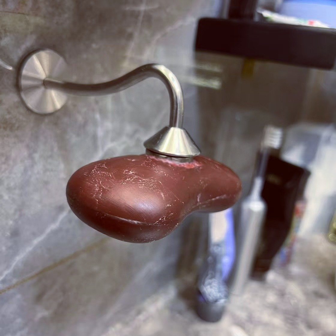 肥皂架磁吸免打孔壁挂式家用卫生间浴室不锈钢香皂置物架创意沥水