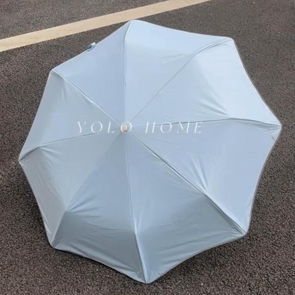 奶油风防晒伞晴雨两用女结实抗风雨伞加固高颜值防紫外线遮阳伞