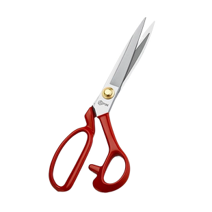 PIN品字裁缝剪凹槽服装剪刀软柄12寸裁缝剪裁布大剪刀工业用大号