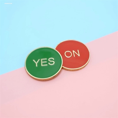 幸运决策币yes/no判断硬币儿童课堂游戏教具选择许愿道具创意玩具