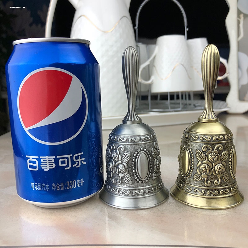 铃手摇铃乐器小课铃上下课铃铛手摇铃铛铜铃大课铃