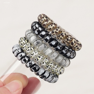 电话线发圈细小清新头绳成人扎头发皮筋简约个性发绳橡皮筋女