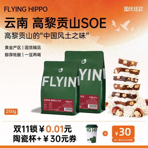 FLYINGHIPPO高黎贡山手冲咖啡豆