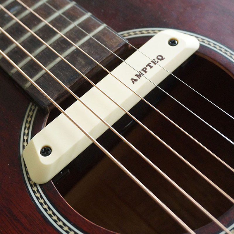 AMPEQ民谣木吉他拾音器 免开孔音孔打板 主动式音色提升 简单安装