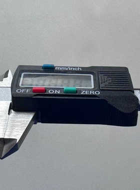 数显游标卡尺100黑色数显卡尺整体不锈钢材质大屏显示数据清晰