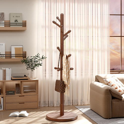 实木衣架落地衣帽架挂衣架