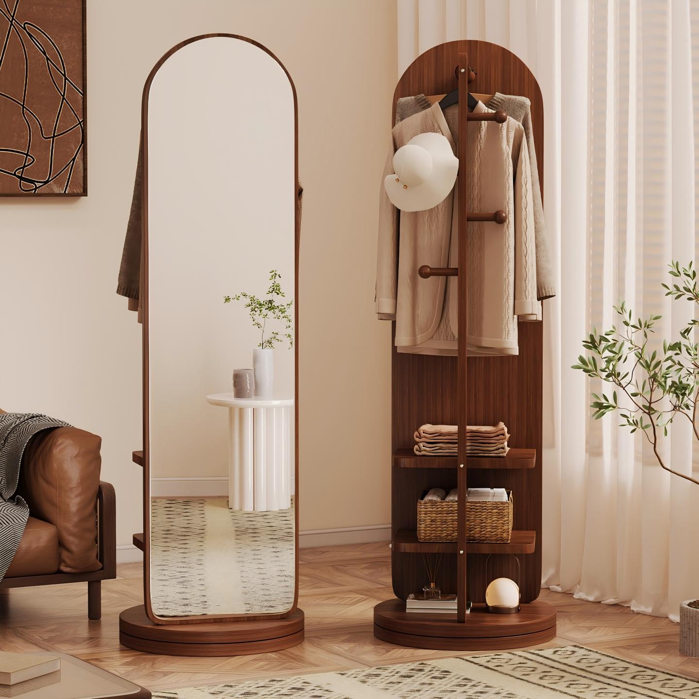 【送货上门】全身落地旋转穿衣镜