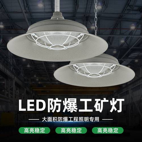 led防爆工矿灯隔爆型灯罩厂房车间加油站防水防粉尘IICT6防腐
