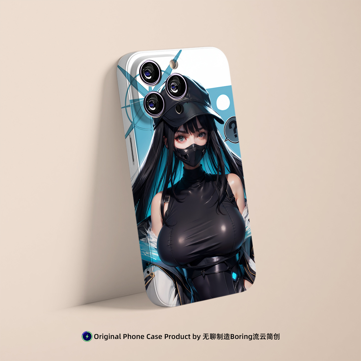 赛博朋克都市美女手机壳适用于苹果16小米15动漫艺术VIVO红米K90华为OPPO菲林MagSafe防摔磁吸iPhone17ProMax