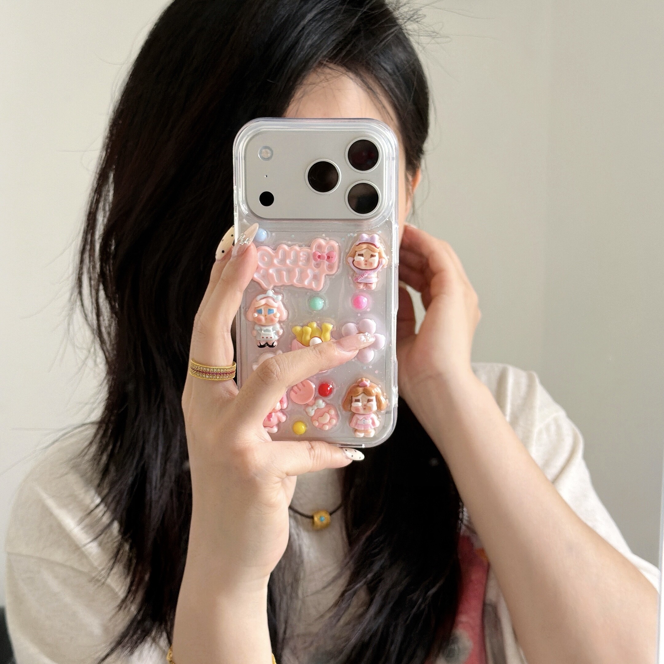 日本哭娃立体公仔可爱创意适用iPhone17Pro手机壳苹果15