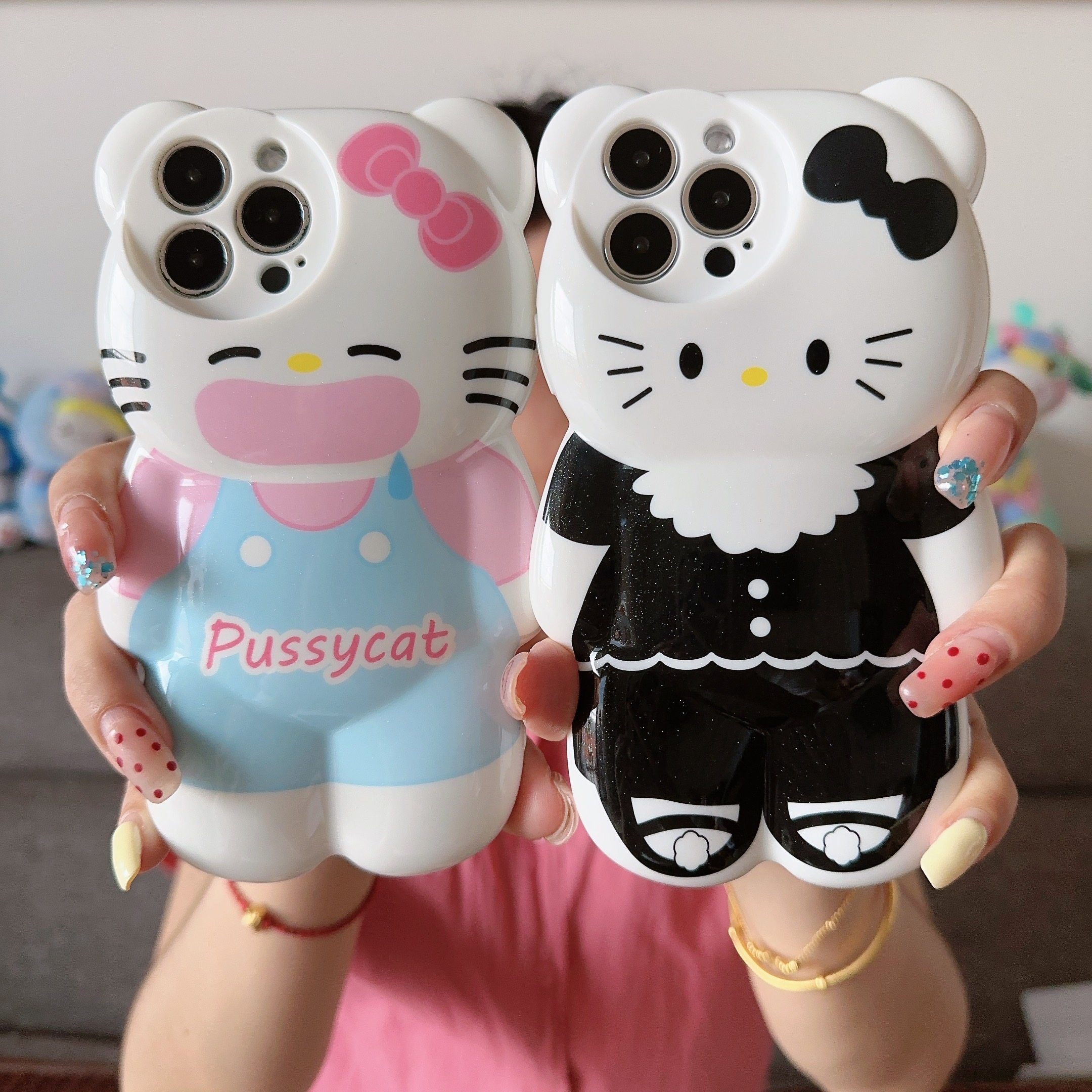 Kitty凯蒂猫时尚小熊立体手机壳