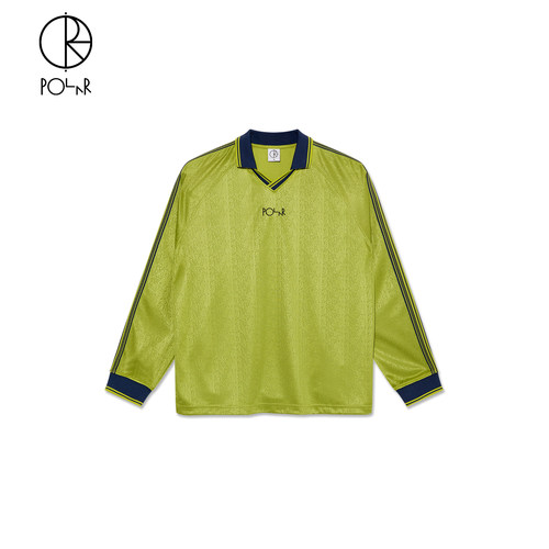 PolarSkateCo撞色长袖polo衫