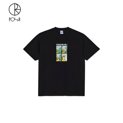 PolarSkateCo趣味印花短袖T恤