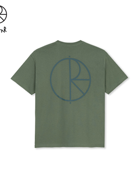 Polar Skate Co Stroke Logo Tee 夏季新品重磅纯棉滑板短袖T恤男