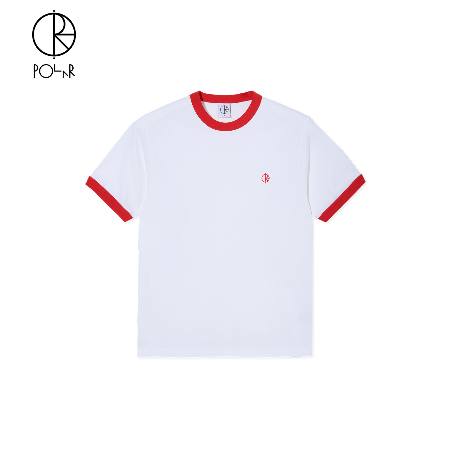 PolarSkateCo简约撞色拼接短袖图片