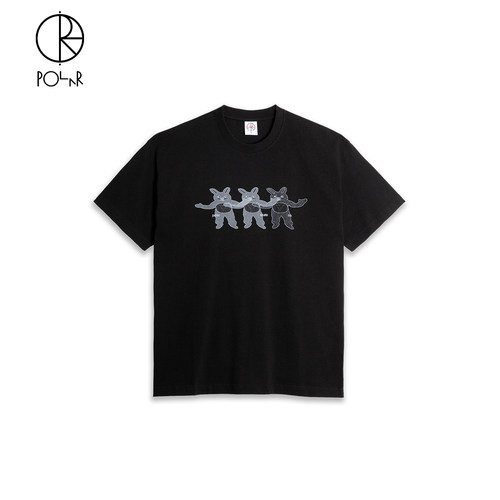 PolarSkateCo趣味印花短袖T恤