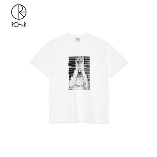 Scream Tee 个性 T恤男 Polar 印花重磅纯棉宽松滑板短袖 Skate