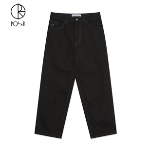 Big Boy Pants Polar 明线口袋刺绣直筒牛仔长裤 25新品 Skate