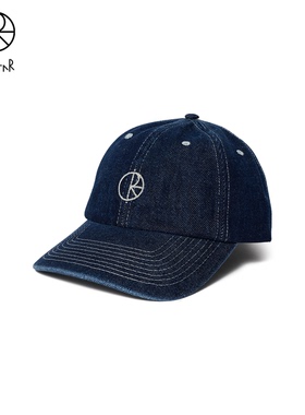 Polar Skate Co Denim Sai Cap 刺绣logo街头休闲情侣牛仔鸭舌帽
