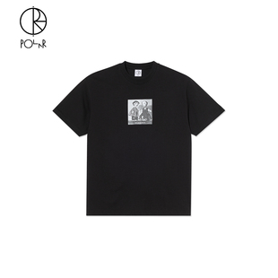 Skate 重磅印花纯棉短袖 Tee 街头潮流宽松T恤男 Mexico Polar