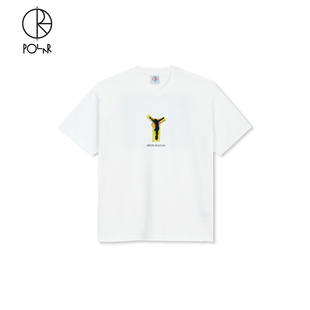 Exist Tee 街头个性 T恤 Polar 印花重磅纯棉滑板男女短袖 Skate