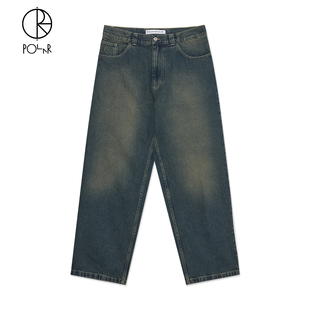 Big Boy Pants Polar 新品 街头宽松直筒滑板男女牛仔裤 Skate