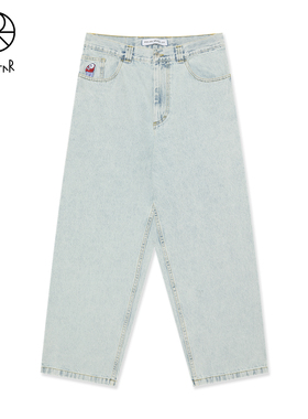 Polar Skate Co Big Boy Pants 经典logo宽松直筒街头滑板牛仔裤