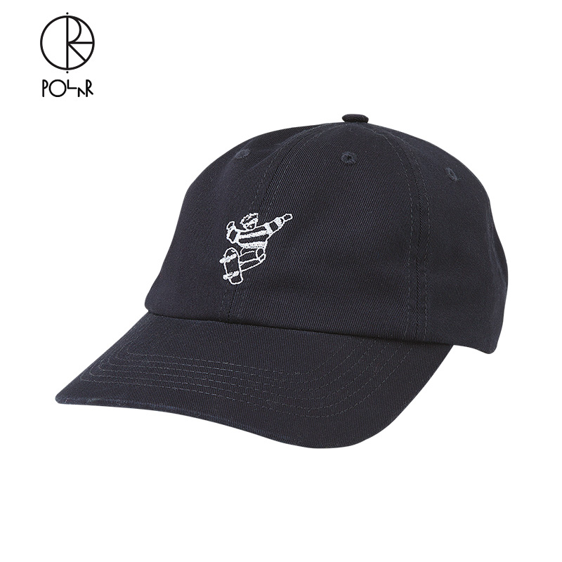 polar skate co skater dude cap 刺绣logo滑板街头运动鸭舌帽潮