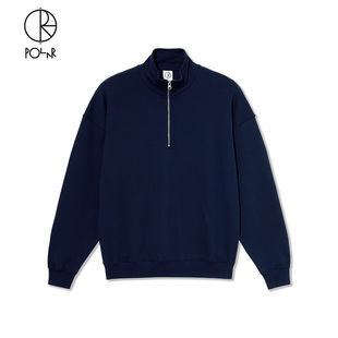 Skate Zip Half Sweatshirt休闲立领半拉链卫衣男 Frank Polar