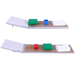 运动和力实验器摩擦力演示器牛顿第一定律探究惯性定律摩擦力阻力初高中物理力学教学仪器教具斜面小车